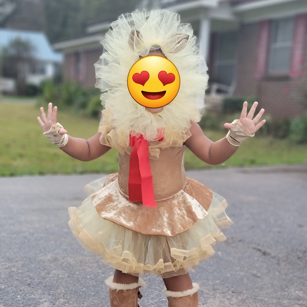 Little Girl's Lion Halloween Costume